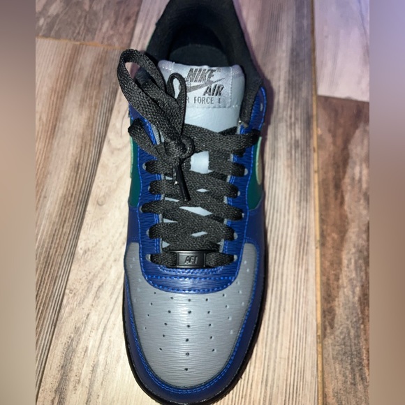 NIKE “ NikeID “Air Force 1 ‘07 (Black/Multi-Color) Shoes - Picture 3 of 9